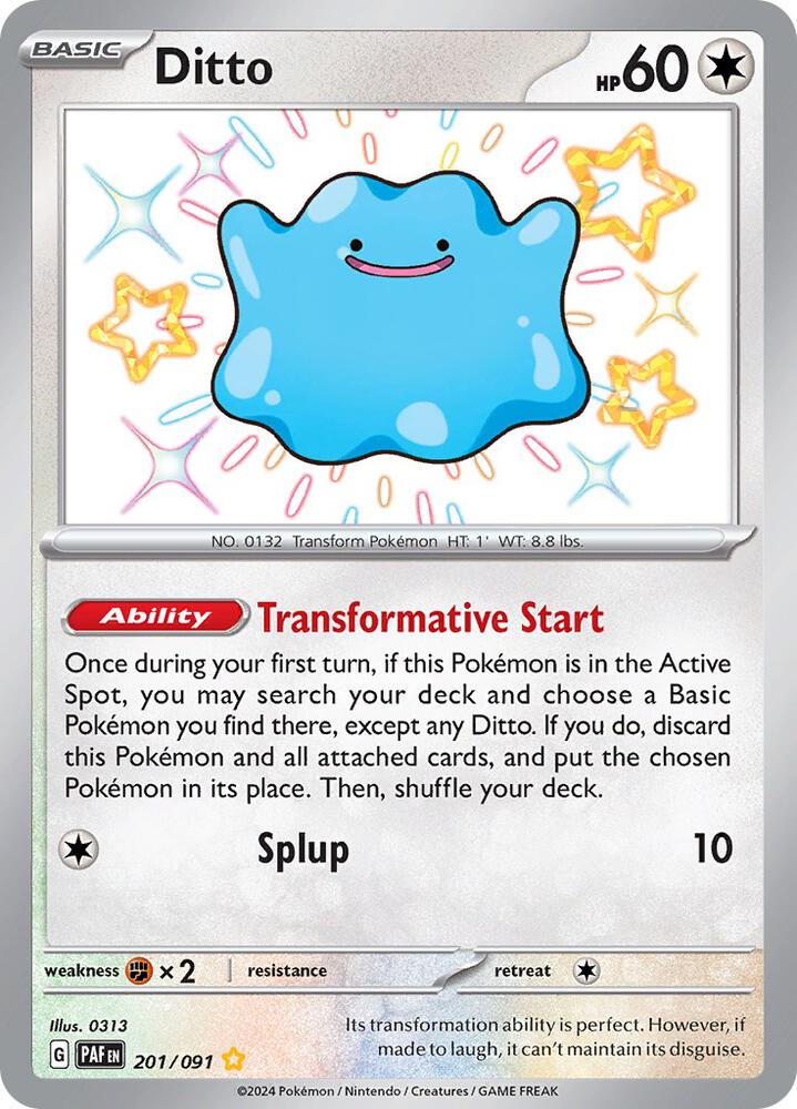 Ditto - SV: Paldean Fates (PAF)spñ