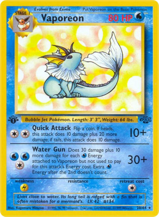 Vaporeon (28) - Jungle (JU) unlimited mp