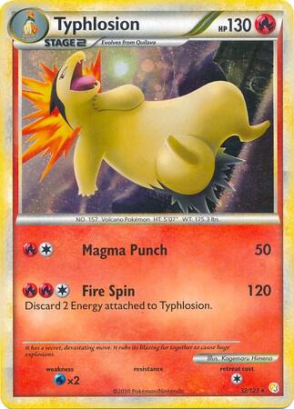 Typhlosion - 32/123 (Cosmos Holo) - Deck Exclusives (PR)