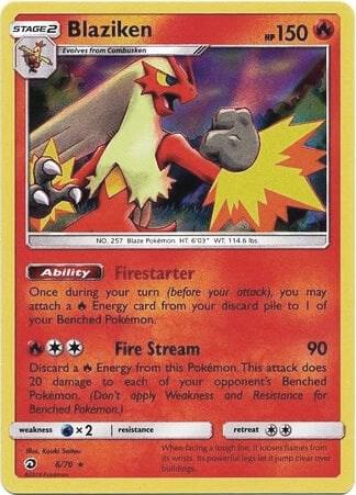 Blaziken - 6/70 (Dragon Majesty) - Deck Exclusives (PR)