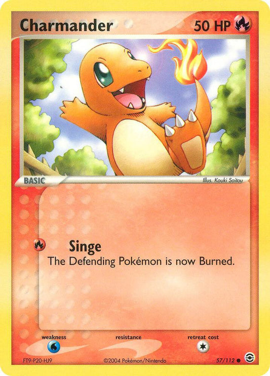 Charmander - 057/112 - FireRed & LeafGreen (RG)mp reverse holo