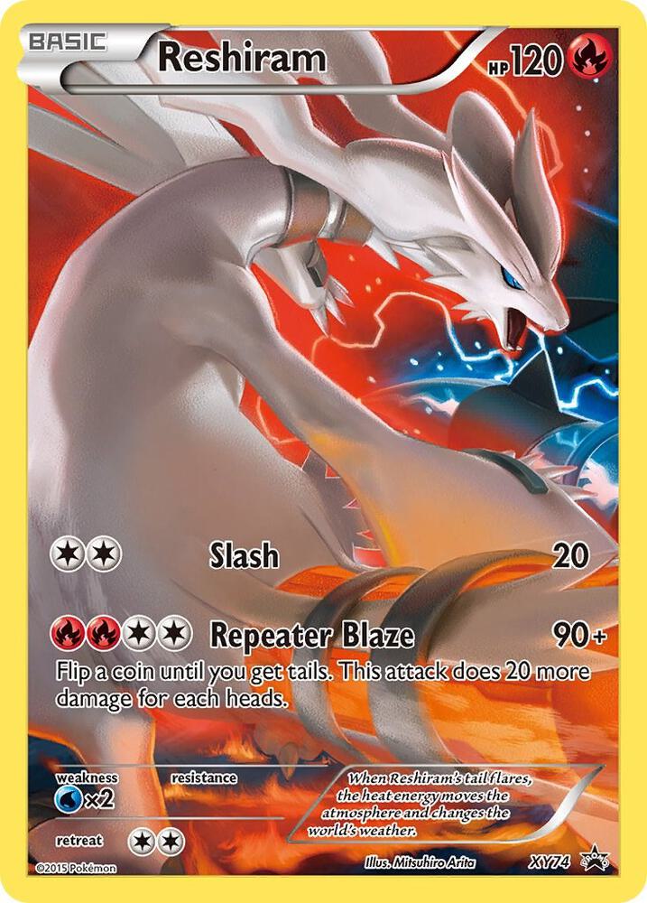 Reshiram (Full Art Promo) - XY Promos (PR)