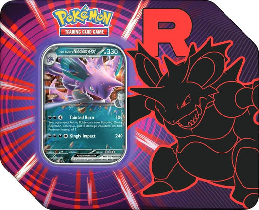 Team Rocket Tin [Team Rocket's Nidoking ex] - Miscellaneous Cards & Products (MCAP)