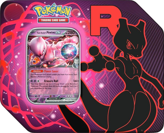 Team Rocket Tin [Team Rocket's Mewtwo ex] - Miscellaneous Cards & Products (MCAP)