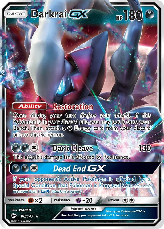 Darkrai GX - SM - Burning Shadows (SM03)