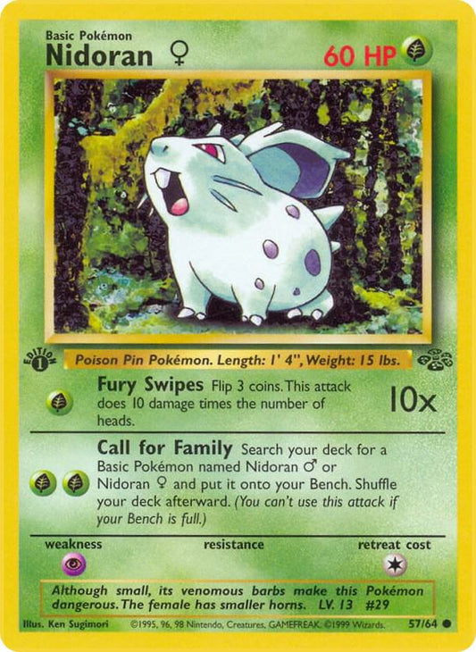 Nidoran F - Jungle (JU)unlimited damach