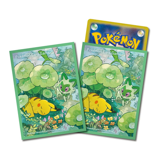 Sleeves Pokemon center sprigatito y pikachu