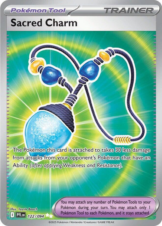Sacred Charm - 122/094 - ME02: Phantasmal Flames (PFL)