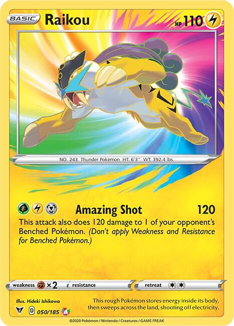 Raikou - SWSH04: Vivid Voltage (SWSH04)spñ