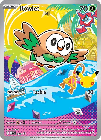 First Partner set de alolan (Rowlet, Litten y Popplio)
