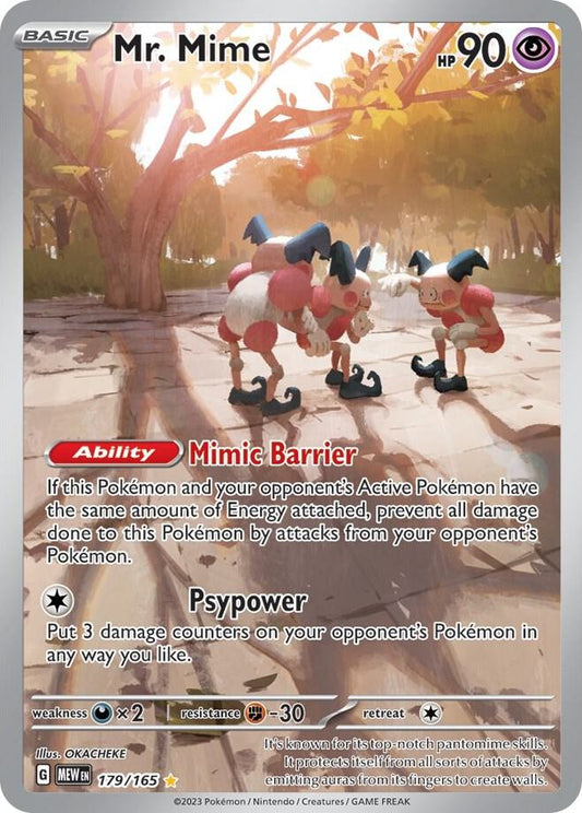 Mr. Mime - 179/165 - SV: Scarlet & Violet 151 (MEW) español