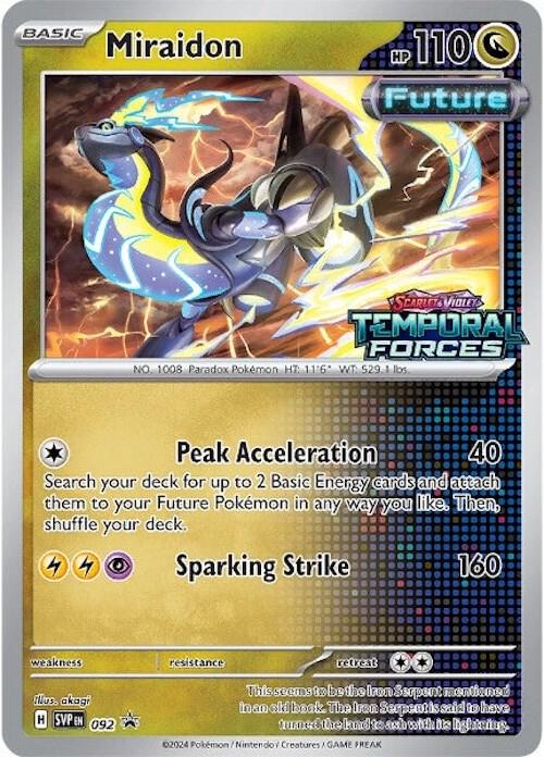 Miraidon - 092 (Prerelease) - SV: Scarlet & Violet Promo Cards (SVP)spñ
