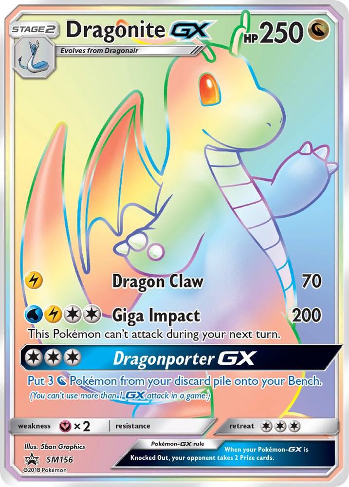 Dragonite GX - SM156 - SM Promos (SMP)