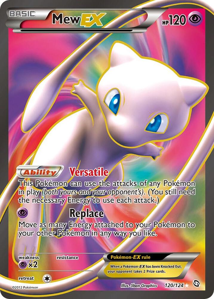 Mew EX (120 Full Art) - Dragons Exalted (DRX)