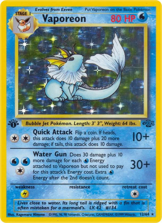 Vaporeon (12) - Jungle (JU) unl