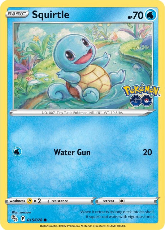 Squirtle - Pokemon GO (PGO)reverse holo