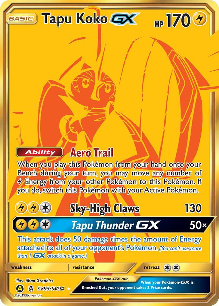 Tapu Koko GX - Hidden Fates: Shiny Vault (HIF:SV)