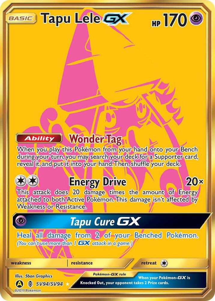 Tapu Lele GX - Hidden Fates: Shiny Vault (HIF:SV)