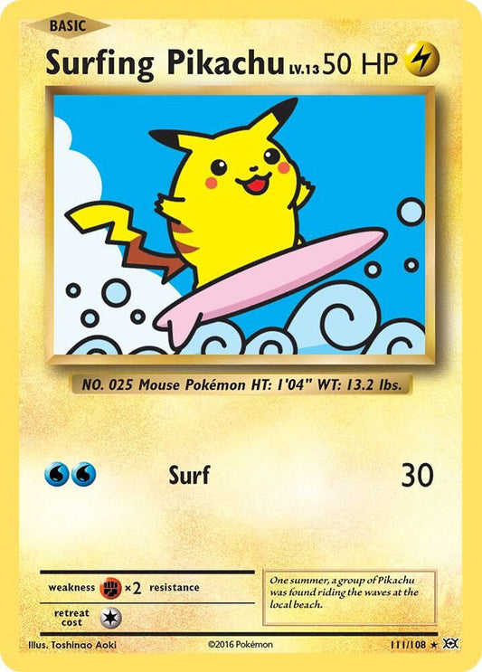 Surfing Pikachu - XY - Evolutions (EVO)