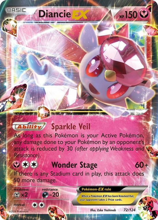 Diancie EX - XY - Fates Collide (FCO)