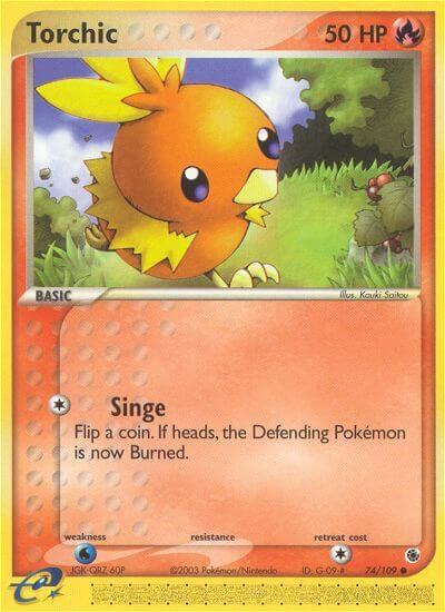 Torchic - 74/109 - Ruby and Sapphire (RS)