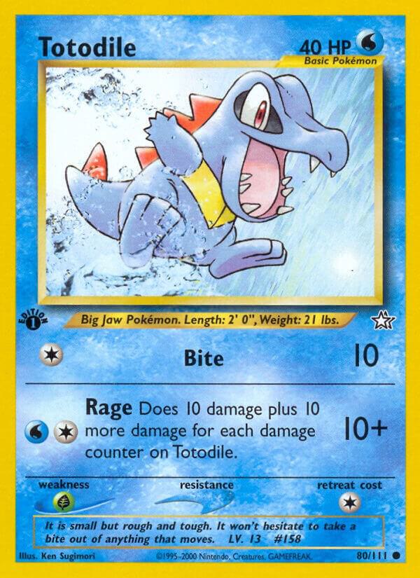 Totodile (80) - Neo Genesis (N1) une limetd
