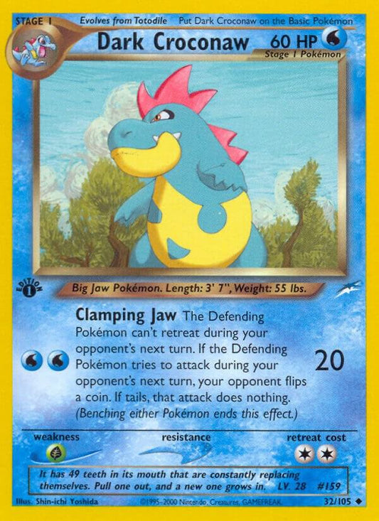 Dark Croconaw - Neo Destiny (N4)unilimited