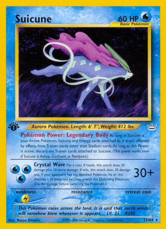 Suicune (27) - Neo Revelation (N3)unlimited