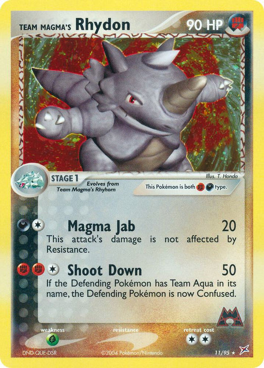 Team Magma's Rhydon - 11/95 - Team Magma vs Team Aqua (MA