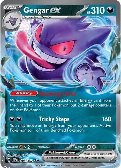 Gengar ex - 104/162 - SV05: Temporal Forces (TEF)spñ