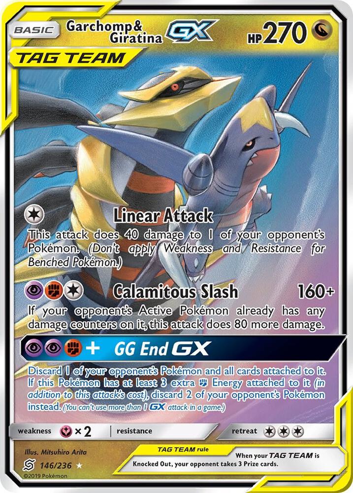 Garchomp & Giratina GX - SM - Unified Minds (SM11)spñ