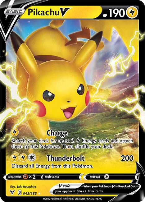 Pikachu V - SWSH04: Vivid Voltage (SWSH04) español