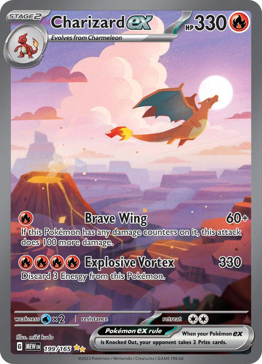 Charizard ex - 199/165 - SV: Scarlet & Violet 151 (MEW) (español)