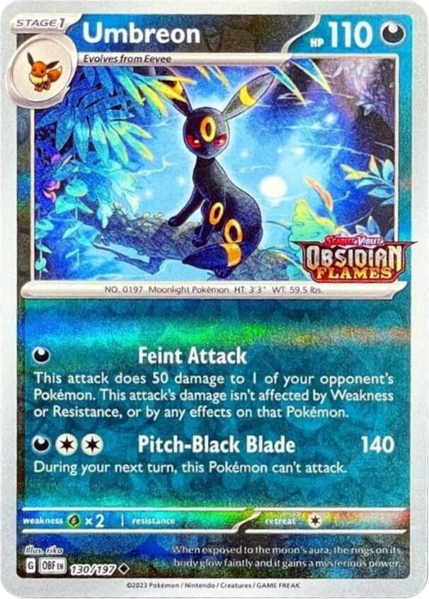 Umbreon (Obsidian Flames Stamped) - Miscellaneous Cards & Products (MCAP)