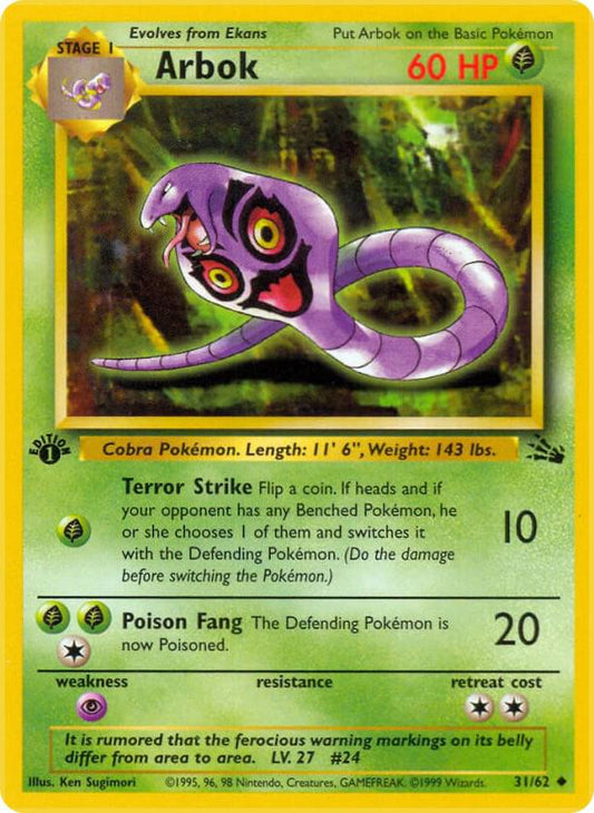 Arbok - Fossil (FO)unli