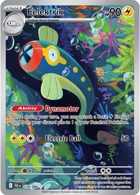 Eelektrik - 114/086 - SV: Black Bolt (BLK)español