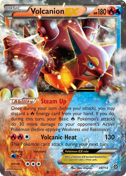 Volcanion EX - XY - Steam Siege (STS)