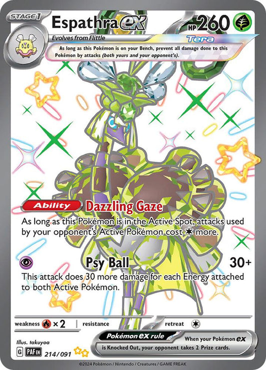 Espathra ex - 214/091 - SV: Paldean Fates (PAF) (español)