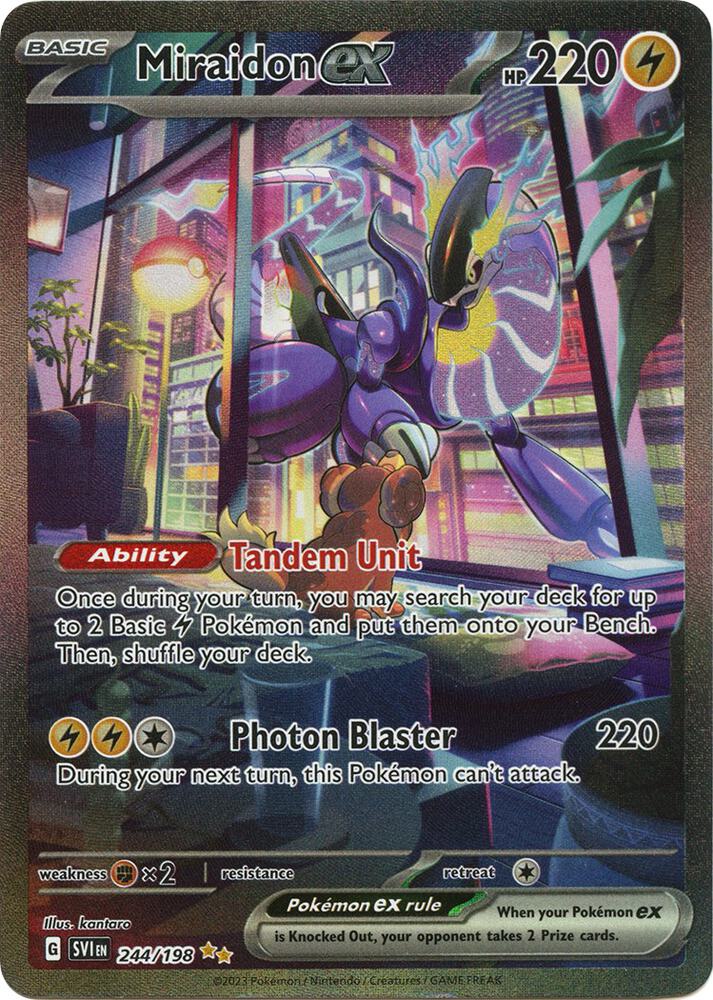 Miraidon ex - 244/198 - SV01: Scarlet & Violet Base Set (SVI)