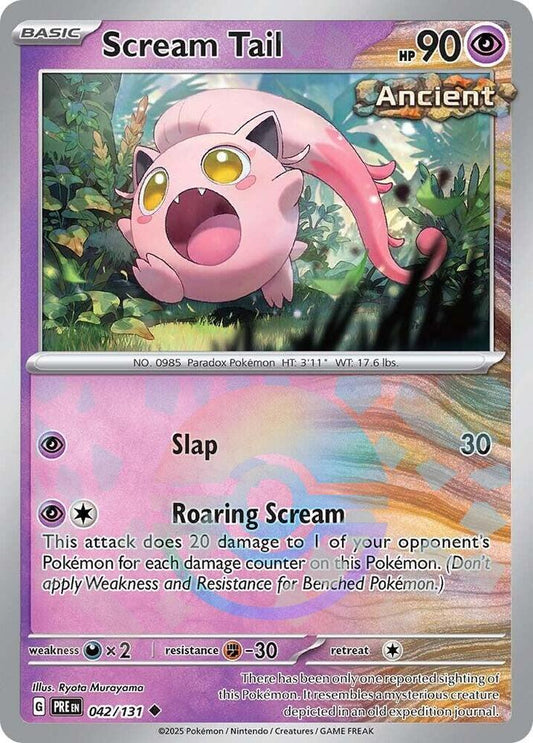 Scream Tail (Poke Ball Pattern) - SV: Prismatic Evolutions (PRE)