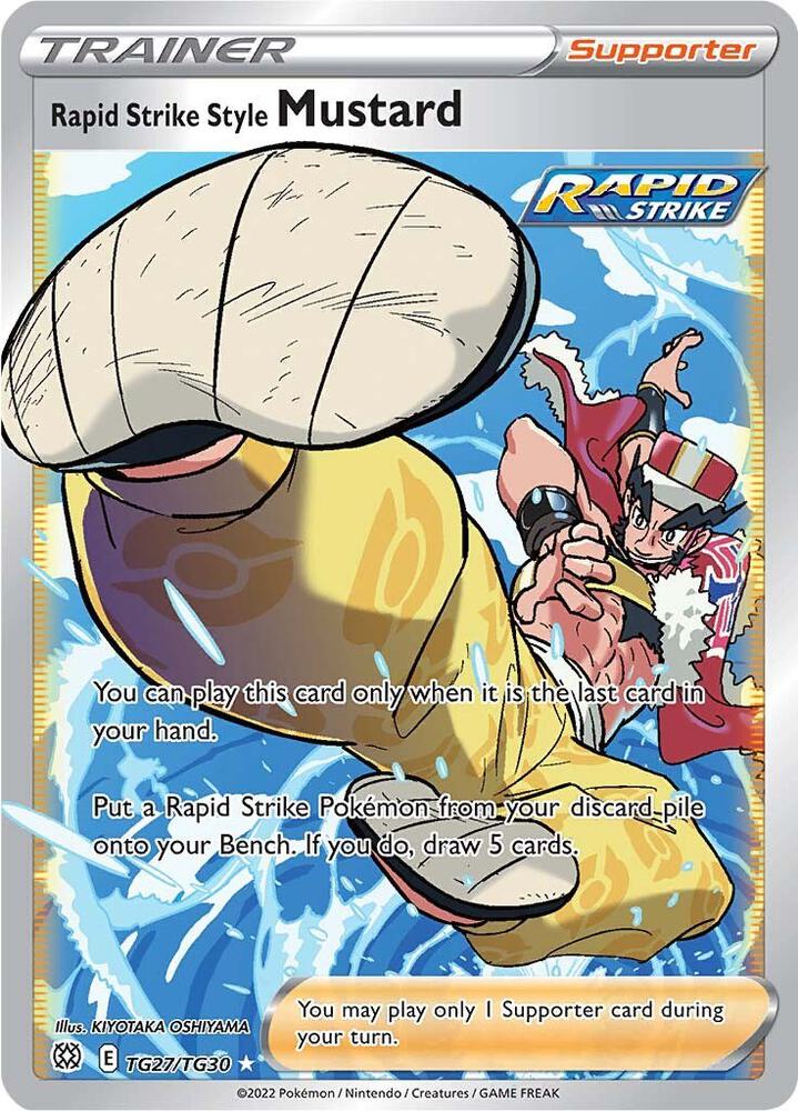 Rapid Strike Style Mustard - SWSH09: Brilliant Stars Trainer Gallery (SWSH09:TG)