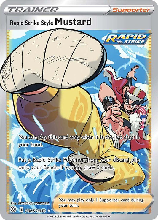 Rapid Strike Style Mustard - SWSH09: Brilliant Stars Trainer Gallery (SWSH09:TG)