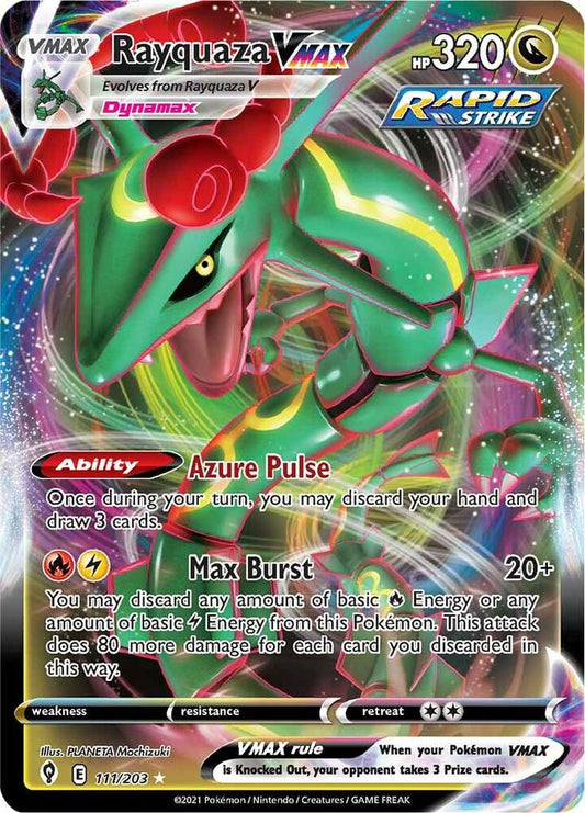 Rayquaza VMAX - SWSH07: Evolving Skies (SWSH07)