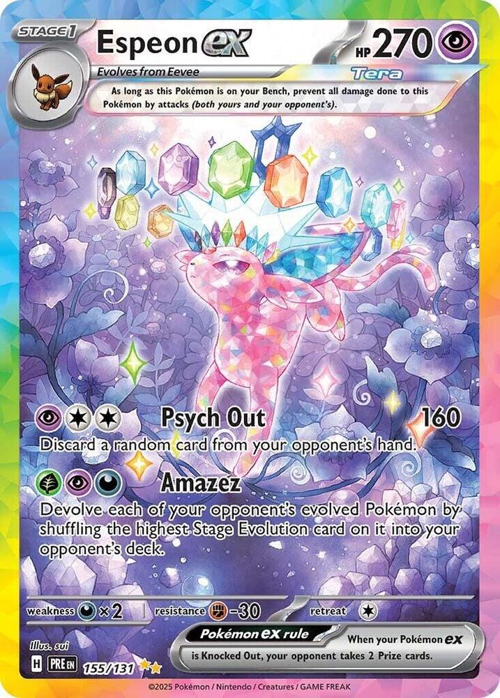 Espeon ex - 155/131 - SV: Prismatic Evolutions (PRE)
