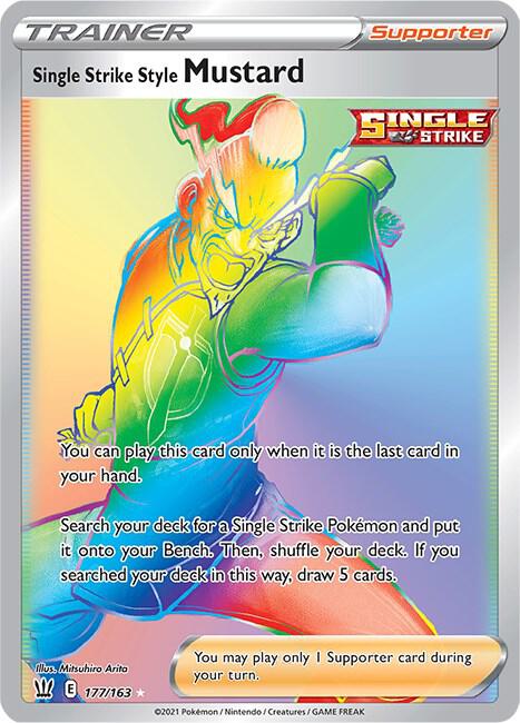 Single Strike Style Mustard (Secret) - SWSH05: Battle Styles (SWSH05)