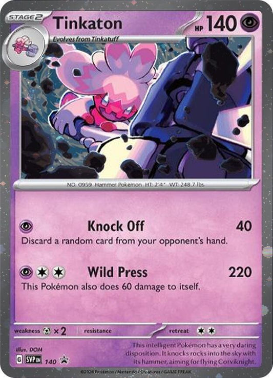 Tinkaton - 140 (Cosmo Holo) - SV: Scarlet & Violet Promo Cards (SVP) español