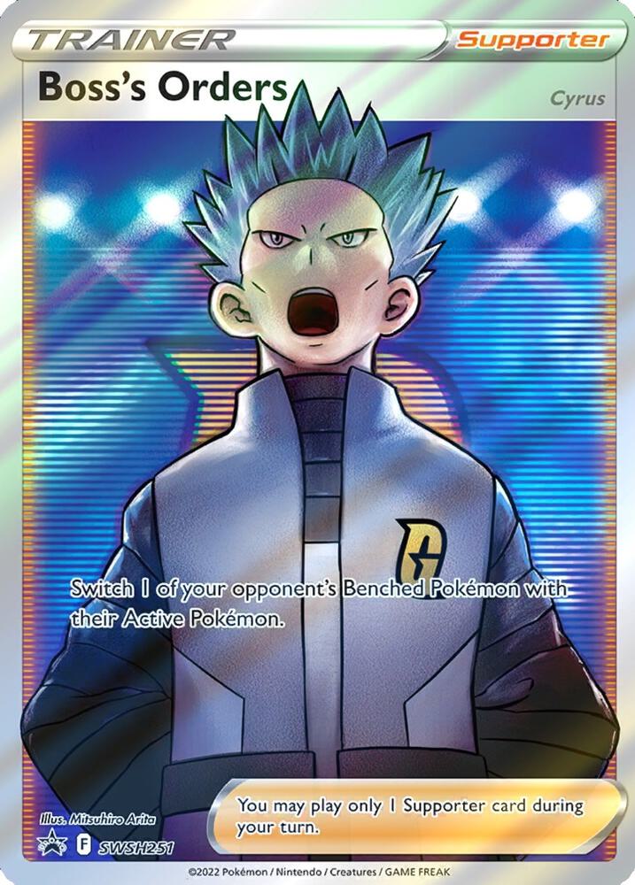 Boss's Orders (Full Art) - SWSH: Sword & Shield Promo Cards (SWSD)