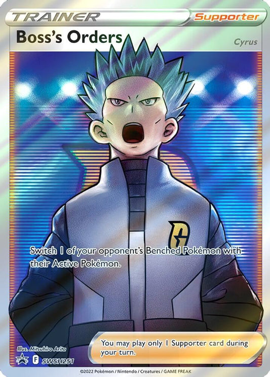Boss's Orders (Full Art) - SWSH: Sword & Shield Promo Cards (SWSD)