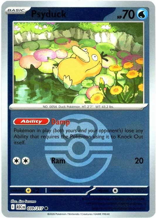 Psyduck - 039/217 (Love Ball) - ME: Ascended Heroes (ASC)