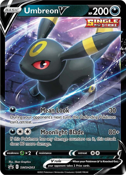 Umbreon V - SWSH203 - SWSH: Sword & Shield Promo Cards (SWSD)(chino)
